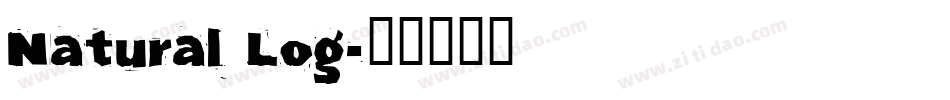 Natural Log字体转换